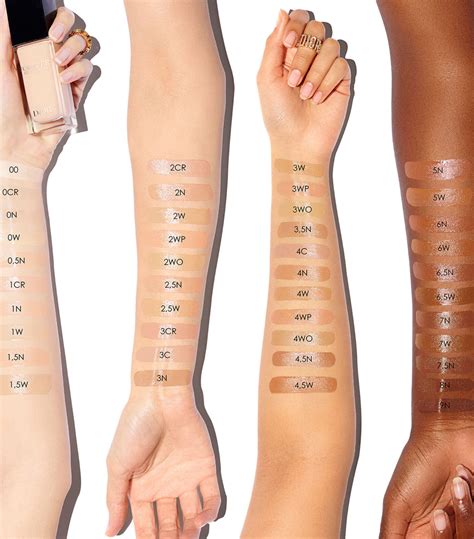 dior forever skin glow price|dior forever foundation color chart.